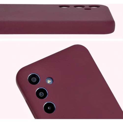 Silikonowe etui Bizon Soft Case do Samsung Galaxy M35 5G ciemnofioletowe