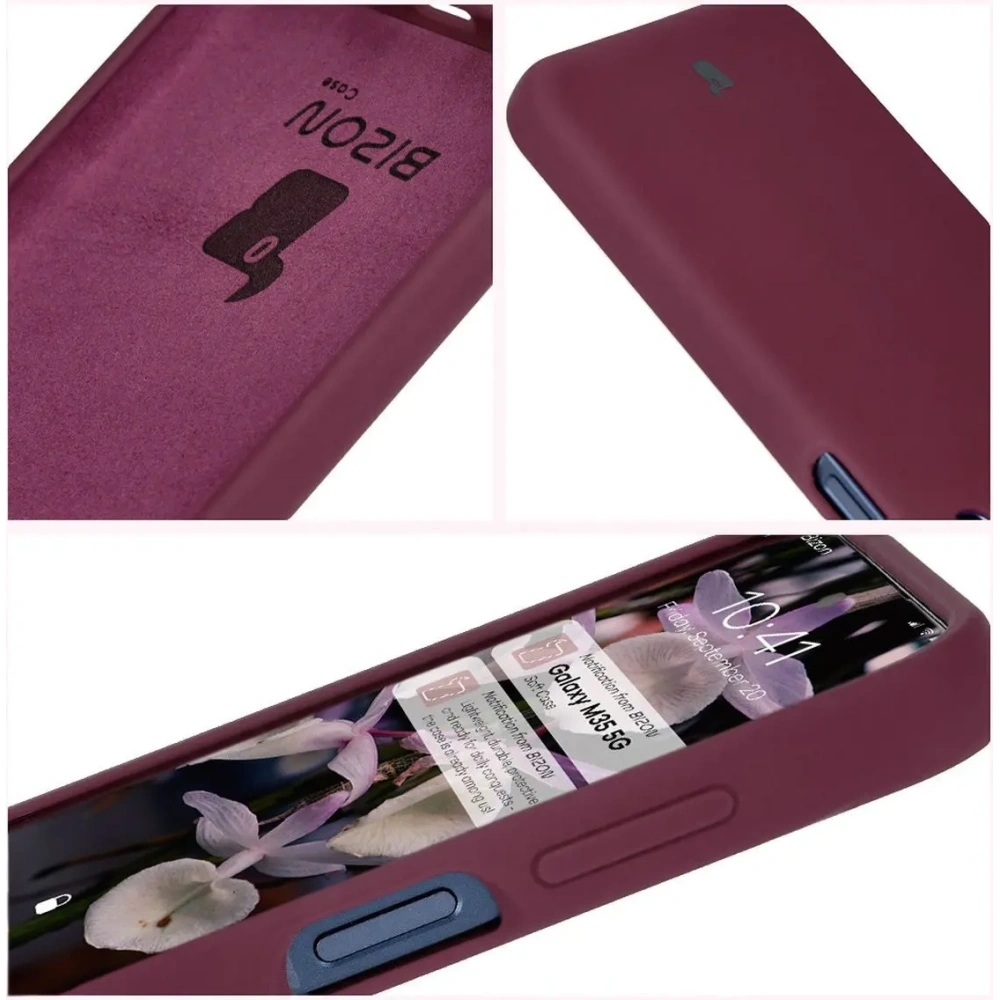 Hurtownia GSM - Silikonové pouzdro Bizon Soft Case pro Samsung Galaxy M35 5G tmavě fialové - BIZ6469 - {ean13} - Hurt
