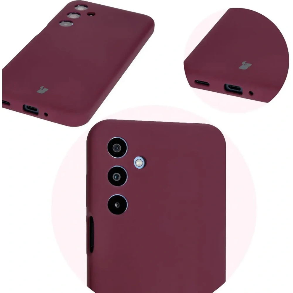 Hurtownia GSM - Silikonové pouzdro Bizon Soft Case pro Samsung Galaxy M35 5G tmavě fialové - BIZ6469 - {ean13} - Hurt