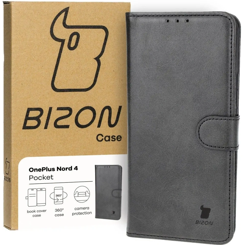 Hurtownia GSM - Bizon Case Pocket OnePlus Nord 4 negru - BIZ6470 - {ean13} - Hurt
