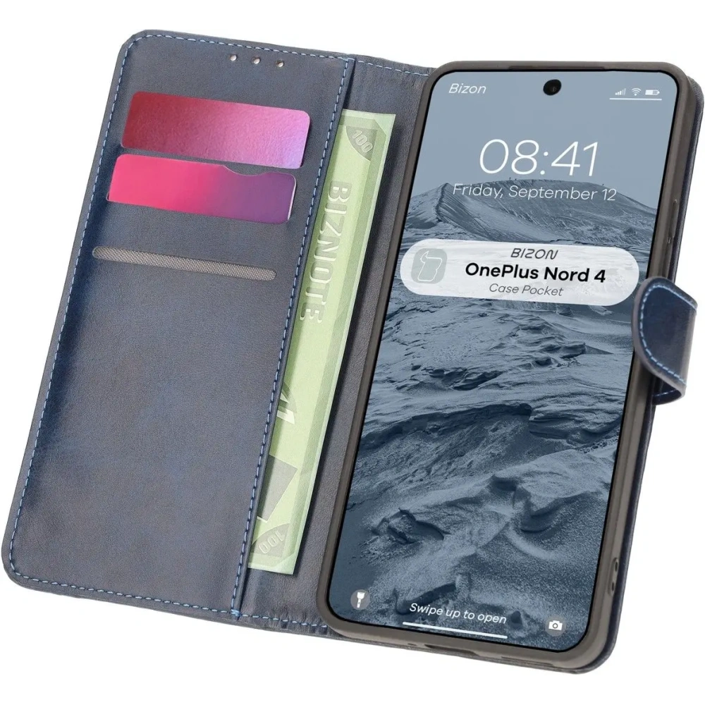 Hurtownia GSM - Bizon Case Pocket OnePlus Nord 4 albastru marin - BIZ6472 - {ean13} - Hurt