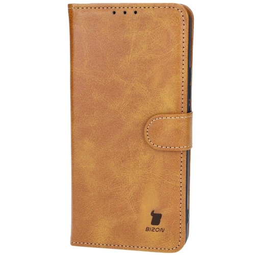 Etui z klapką Bizon Case Pocket do OnePlus Nord 4 brązowe