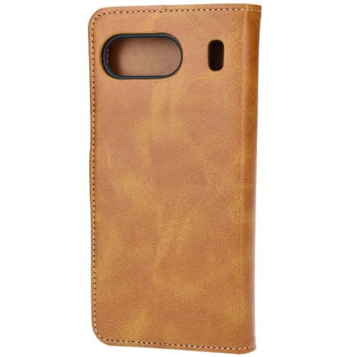 Etui z klapką Bizon Case Pocket do OnePlus Nord 4 brązowe