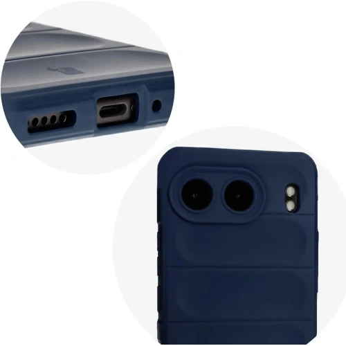 Pancerne etui Bizon Case Tur do OnePlus Nord 4 granatowe