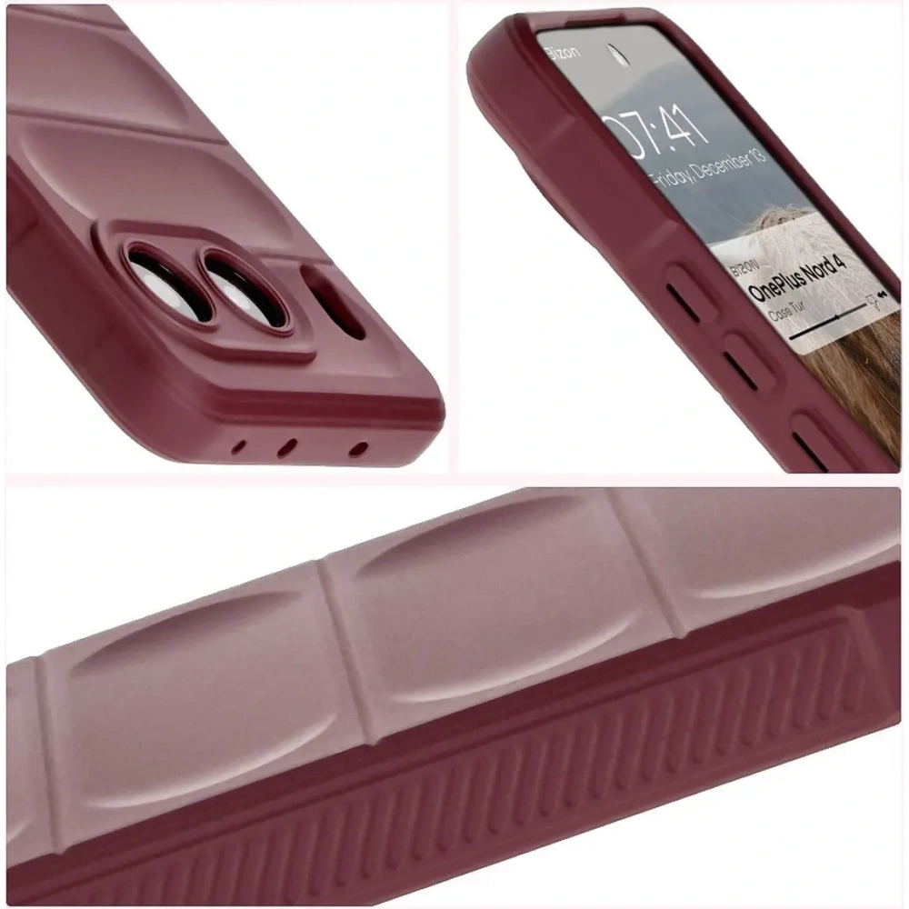 Hurtownia GSM - Bizon Caz Tur OnePlus Nord 4 violet închis - BIZ6477 - {ean13} - Hurt