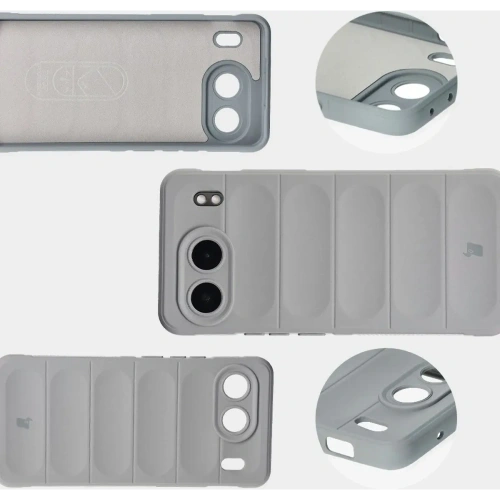 Pancerne etui Bizon Case Tur do OnePlus Nord 4 jasnoszare