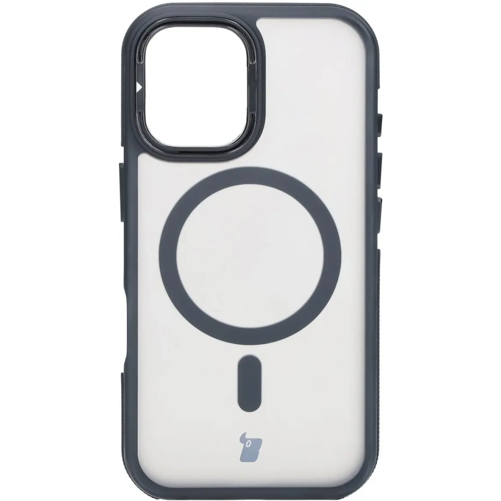 Hurtownia GSM - Bizon Case Eclipse Apple iPhone 16 füstös fekete kerettel - BIZ6481 - {ean13} - Hurt