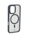 Hurtownia GSM - Etui s podstavcem a magnetickým kroužkem Bizon Case Eclipse pro Apple iPhone 16 kouřové s černým rámečkem - BIZ6481 - {ean13} - Hurt