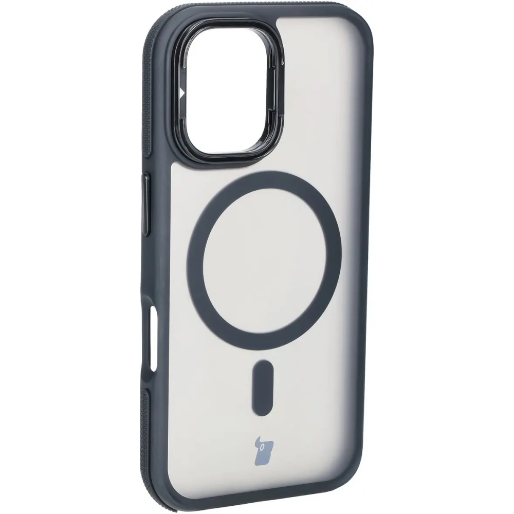 Hurtownia GSM - Bizon Case Eclipse Apple iPhone 16 füstös fekete kerettel - BIZ6481 - {ean13} - Hurt
