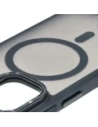 Hurtownia GSM - Etui s podstavcem a magnetickým kroužkem Bizon Case Eclipse pro Apple iPhone 16 kouřové s černým rámečkem - BIZ6481 - {ean13} - Hurt