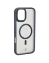 Hurtownia GSM - Etui s podstavcem a magnetickým kroužkem Bizon Case Eclipse pro Apple iPhone 16 Plus kouřové s černým rámečkem - BIZ6482 - {ean13} - Hurt