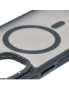 Hurtownia GSM - Etui s podstavcem a magnetickým kroužkem Bizon Case Eclipse pro Apple iPhone 16 Plus kouřové s černým rámečkem - BIZ6482 - {ean13} - Hurt
