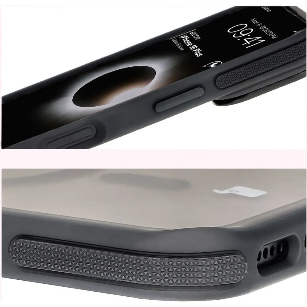 Wholesale Bizon Case Eclipse Apple iPhone 16 Plus smoky with a black frame - BIZ6482 - {ean13} - Hurt