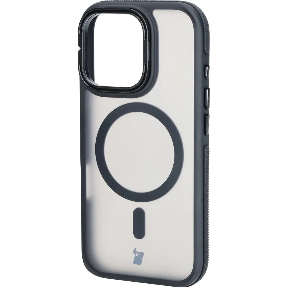 Hurtownia GSM - Bizon Case Eclipse Apple iPhone 16 Pro füstös fekete kerettel - BIZ6483 - {ean13} - Hurt