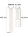 Hurtownia GSM - Bizon Strap Óra Szilikon Google Pixel Óra 3 (45mm) gyöngy - BIZ6485 - {ean13} - Hurt