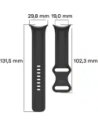 Wholesale Bizon Strap Watch Silicone Google Pixel Watch 3 (45mm) black - BIZ6486 - {ean13} - Hurt