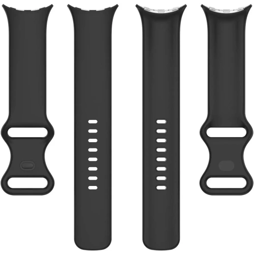 Silikonowy pasek Bizon Strap Watch Silicone do Google Pixel Watch 3 (45mm) czarny