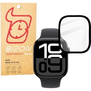 Hurtownia GSM - Sklo hybridní Bizon Glass Watch Edge Hybrid pro Apple Watch 10 46 mm černé - BIZ6488 - {ean13} - Hurt