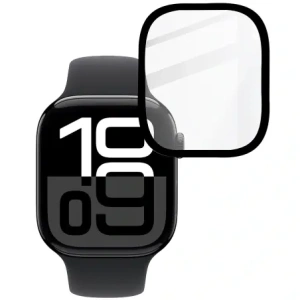 Hurtownia GSM - Sklo hybridní Bizon Glass Watch Edge Hybrid pro Apple Watch 10 46 mm černé - BIZ6488 - {ean13} - Hurt