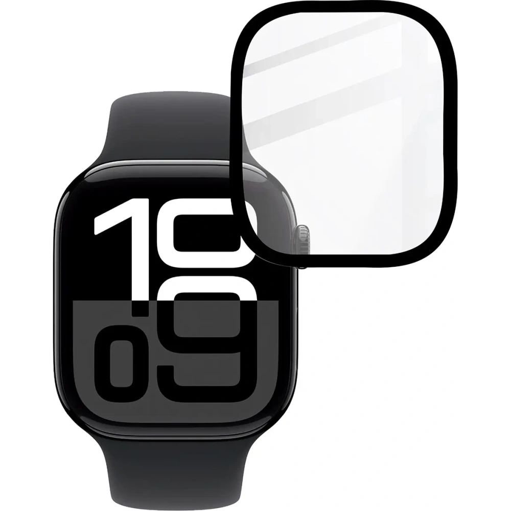 Hurtownia GSM - Bizon Glass Watch Edge Hybrid Apple Watch 10 46 mm negru - BIZ6488 - {ean13} - Hurt
