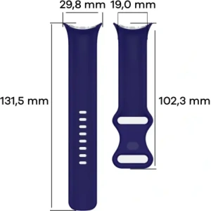 Wholesale Bizon Strap Watch Silicone Google Pixel Watch 3 (45mm) sapphire - BIZ6489 - {ean13} - Hurt