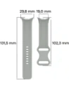 Wholesale Bizon Strap Watch Silicone Google Pixel Watch 3 (45mm) grey - BIZ6491 - {ean13} - Hurt