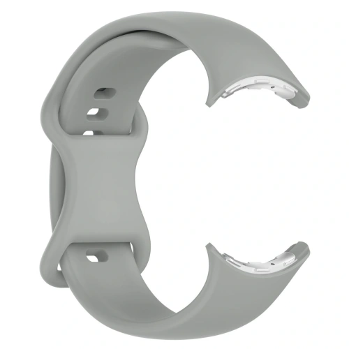 Silikonowy pasek Bizon Strap Watch Silicone do Google Pixel Watch 3 (45mm) szary