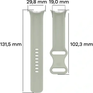 Wholesale Bizon Strap Watch Silicone Google Pixel Watch 3 (45mm) khaki - BIZ6493 - {ean13} - Hurt