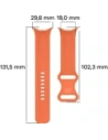 Wholesale Bizon Strap Watch Silicone Google Pixel Watch 3 (45mm) orange - BIZ6494 - {ean13} - Hurt