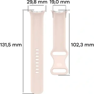 Wholesale Bizon Strap Watch Silicone Google Pixel Watch 3 (45mm) light rose - BIZ6495 - {ean13} - Hurt