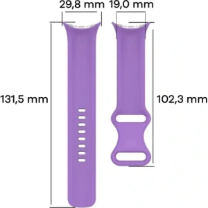 Wholesale Bizon Strap Watch Silicone Google Pixel Watch 3 (45mm) purple - BIZ6497 - {ean13} - Hurt