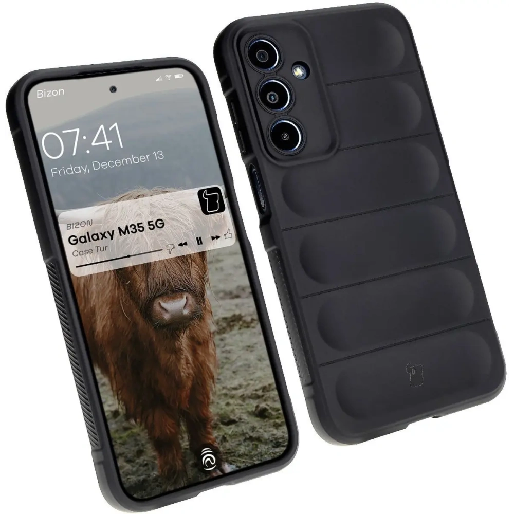 Hurtownia GSM - Pancerne etui Bizon Case Tur do Samsung Galaxy M35 5G czarne - BIZ6498 - {ean13} - Hurt