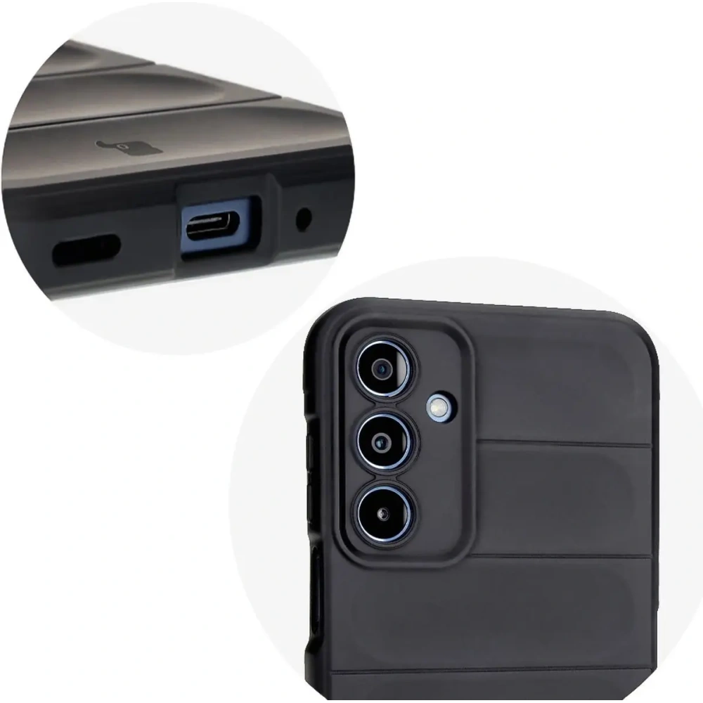Hurtownia GSM - Pancerne etui Bizon Case Tur do Samsung Galaxy M35 5G czarne - BIZ6498 - {ean13} - Hurt
