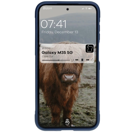 Pancerne etui Bizon Case Tur do Samsung Galaxy M35 5G granatowe