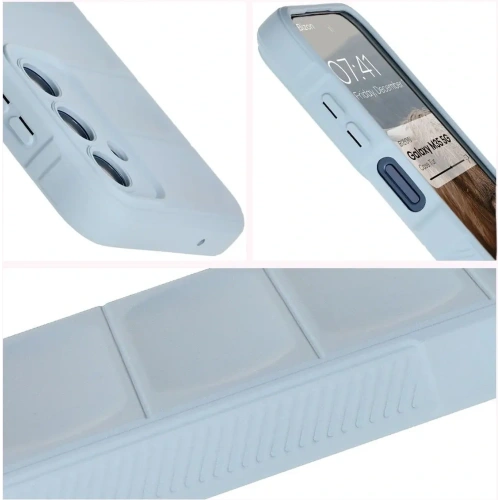 Pancerne etui Bizon Case Tur do Samsung Galaxy M35 5G jasnoniebieskie