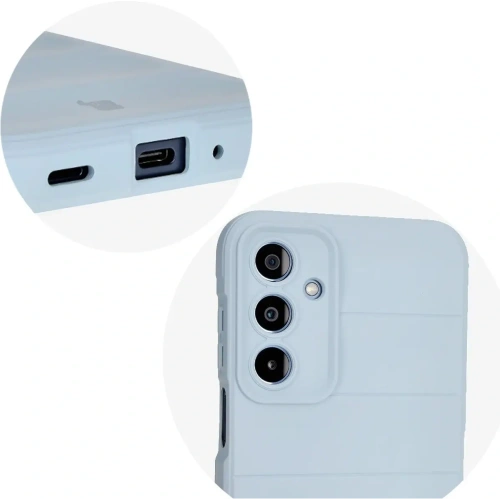 Pancerne etui Bizon Case Tur do Samsung Galaxy M35 5G jasnoniebieskie