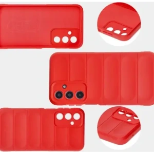 Pancerne etui Bizon Case Tur do Samsung Galaxy M35 5G czerwone