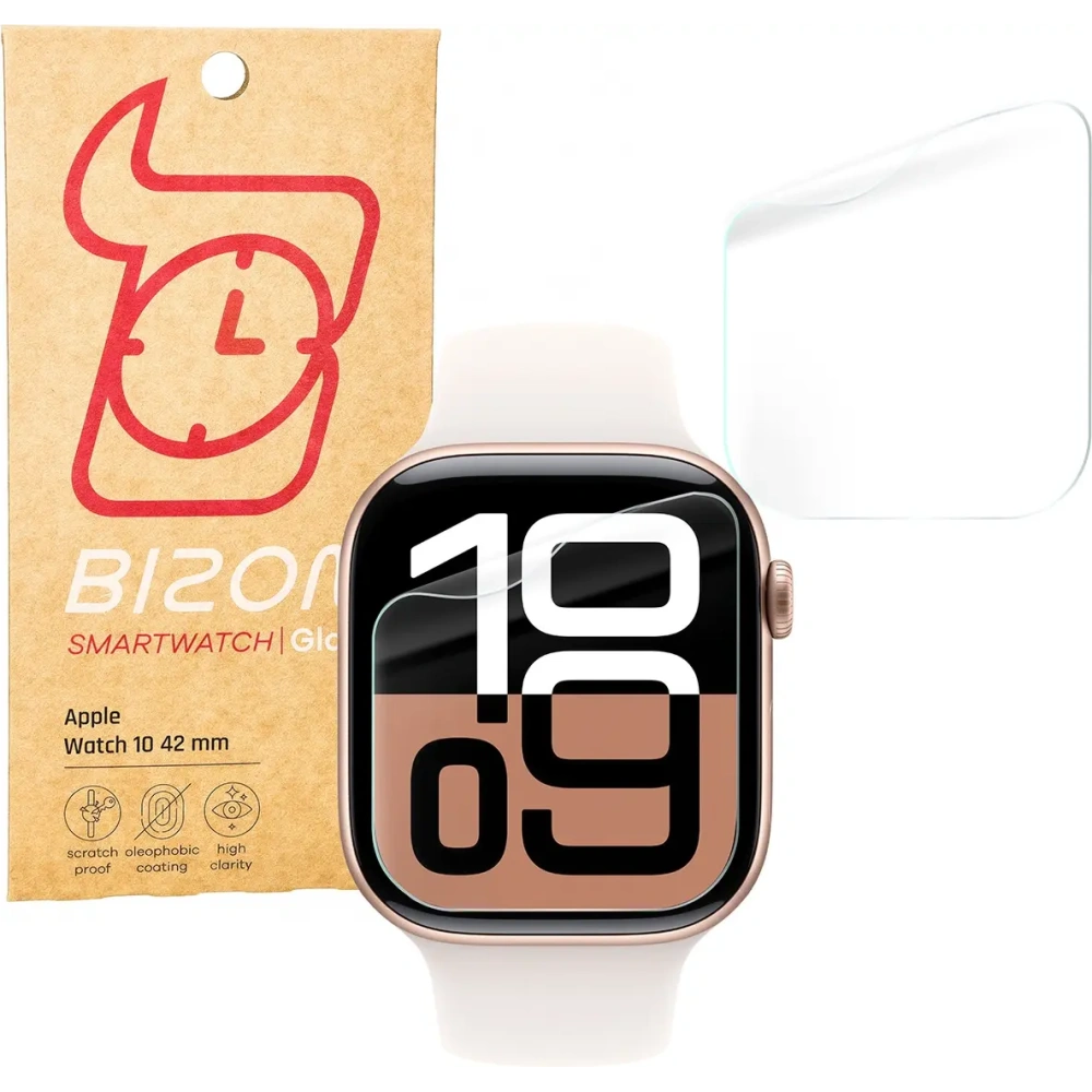 Hurtownia GSM - Bizon Üveg Óra Hydrogel Apple Óra 10 42mm [2 PACK] - BIZ6503 - {ean13} - Hurt