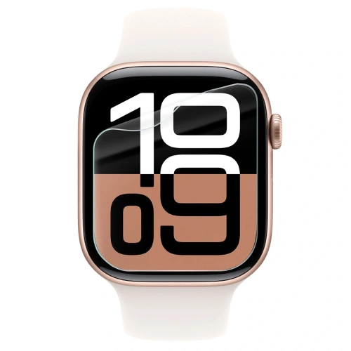 Folia hydrożelowa na ekran Bizon Glass Watch Hydrogel do Apple Watch 10 / 11 42mm [2 PACK]