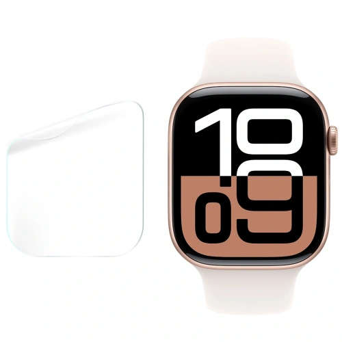 Folia hydrożelowa na ekran Bizon Glass Watch Hydrogel do Apple Watch 10 / 11 42mm [2 PACK]