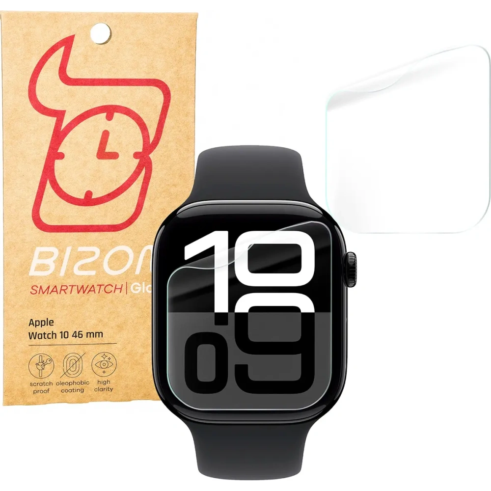 Hurtownia GSM - Bizon Glass Watch Hydrogel Apple Watch 10 46mm [2 CSOMAG] - BIZ6504 - {ean13} - Hurt