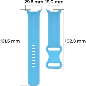 Wholesale Bizon Strap Watch Silicone Google Pixel Watch 3 (45mm) blue - BIZ6506 - {ean13} - Hurt