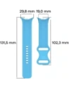 Wholesale Bizon Strap Watch Silicone Google Pixel Watch 3 (45mm) blue - BIZ6506 - {ean13} - Hurt