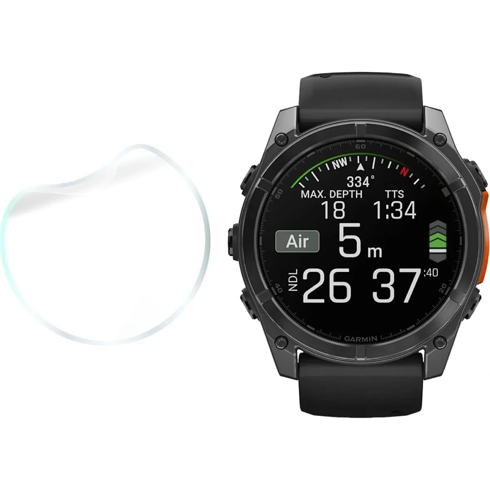 Hurtownia GSM - Folia hydrogelová na displej Bizon Glass Watch Hydrogel pro Garmin Fenix 8 Solar 51 mm / AMOLED 47 mm / AMOLED 51 mm [2 PACK] - BIZ6507 - {ean13} - Hurt