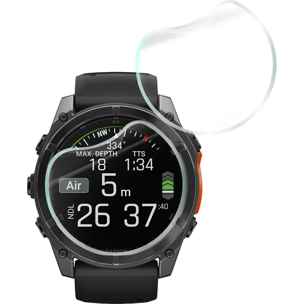 Hurtownia GSM - Folia hydrogelová na displej Bizon Glass Watch Hydrogel pro Garmin Fenix 8 Solar 51 mm / AMOLED 47 mm / AMOLED 51 mm [2 PACK] - BIZ6507 - {ean13} - Hurt
