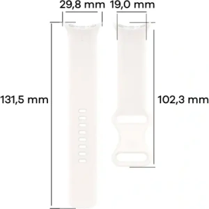 Wholesale Bizon Strap Watch Silicone Google Pixel Watch 3 (45mm) white - BIZ6508 - {ean13} - Hurt