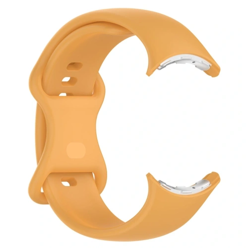 Silikonowy pasek Bizon Strap Watch Silicone do Google Pixel Watch 3 (45mm) żółty