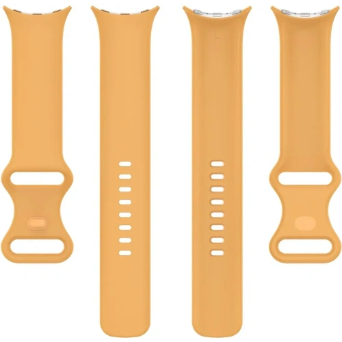 Silikonowy pasek Bizon Strap Watch Silicone do Google Pixel Watch 3 (45mm) żółty