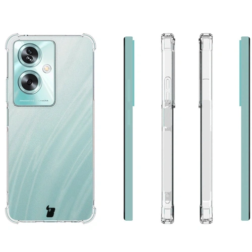 Etui + 2x szkło na ekran Bizon Case Clear Pack do Oppo A79 5G przezroczyste