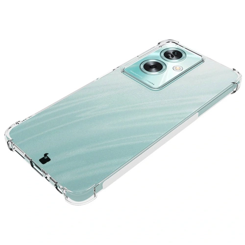 Etui + 2x szkło na ekran Bizon Case Clear Pack do Oppo A79 5G przezroczyste
